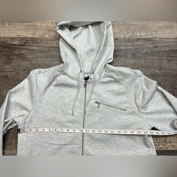 INC International Concepts Men’s Gray Hoodie Jacket Sweater Size Medium - Picture 10 of 12